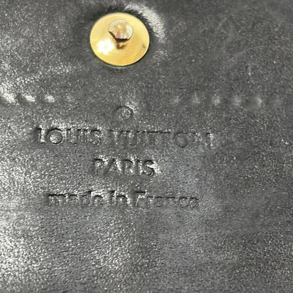 LOUIS VUITTON Portefeiulle Sarah NM Leather Vernis Wallet 181-072025 - Picture 5 of 5